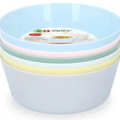 Alpina kommetjes /schaaltjes - 6x - gekleurd - kunststof - 11 cm Outlet