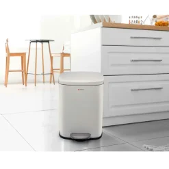 Alpina Pedaalemmer - soft-close - rvs - 5 liter - L21,5 x B18,5 x H30 Sale