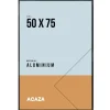 ACAZA Aluminium Fotokader, Fotolijst met Formaat 50 cm x 75 cm, Plexiglas, Zwarte Rand Online