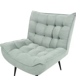 Beliani ALVESTA - Fauteuil - Mintgroen - Stof Hot