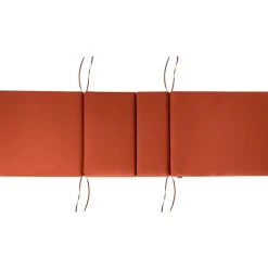 Leen Bakker AMANTEA PREMIUM II - Tuinligstoel - Rood - Acaciahout Hot