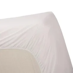 Ambiante Bamboo Cotton - Hoeslaken - 160x200 - Wit Hot
