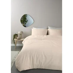 Ambiante Bamboo Uni dekbedovertrek - 200x200/220 - Zand