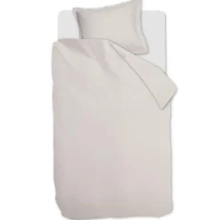 Ambiante Bamboo Uni dekbedovertrek - 140x200/220 - Zand Clearance