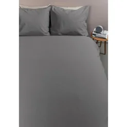 Ambiante Cotton Uni dekbedovertrek - 240x200/220 - Grijs Online