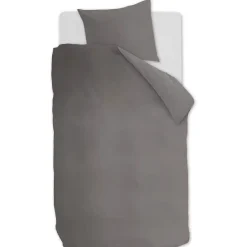 Ambiante Cotton Uni dekbedovertrek - 240x200/220 - Grijs Online
