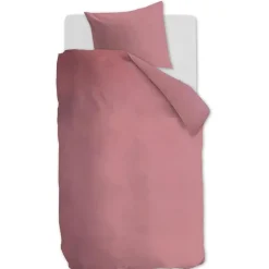 Ambiante Cotton Uni dekbedovertrek - 240x200/220 - Roze Best