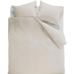 Ambiante Dekbedovertrek Uni Cotton Sand-Lits-jumeaux (240 x 200/220 cm) Best