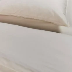 Ambiante Dekbedovertrek Uni Cotton Sand-Lits-jumeaux (240 x 200/220 cm) Best
