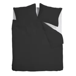 Ambiante Satin Uni dekbedovertrek - 200x200/220 - Zwart Sale