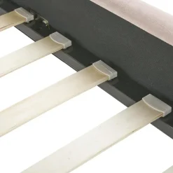 Beliani AMBILLOU - Tweepersoonsbed - Goud - 180 x 200 cm - Fluweel Discount