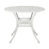 Beliani ANCONA - Tuintafel - Wit - 90 x 90 cm - Aluminium Online