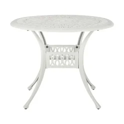 Beliani ANCONA - Tuintafel - Wit - 90 x 90 cm - Aluminium Online