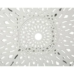 Beliani ANCONA - Tuintafel - Wit - 90 x 90 cm - Aluminium Online