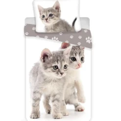 Animal Pictures Dekbedovertrek Poesjes - Eenpersoons - 140 x 200 cm - Multi New