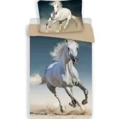 Animal Pictures paard- Dekbedovertrek-140x200cm