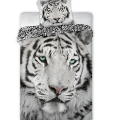 Animal Pictures Tijger - Dekbedovertrek - Eenpersoons - 140 x 200 cm - Multi Sale