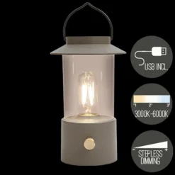 Anna's Collection Anna Collection Camping tafellamp - groen - binnen en buiten Clearance