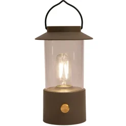 Anna's Collection Anna Collection Camping tafellamp - taupe - binnen en buiten Clearance