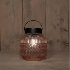 Anna's Collection Anna Collection Tuin lantaarn Julia - Solar - zwart - D16 x H16 cm Discount