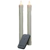 Anna's Collection LED Dinerkaarsen - 2x stuks - ivoor - 24 cm Outlet