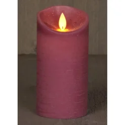 Anna's Collection Led stompkaars - oudroze - H15 x D7,5 cm Best