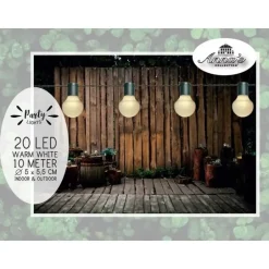 Anna's Collection Lichtsnoer - warm wit - LED - tuin - 10 m Sale