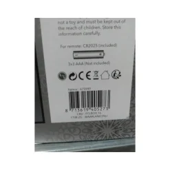 Anna's Collection Stompkaarsen - 3x - zwart - LED kaarsen New