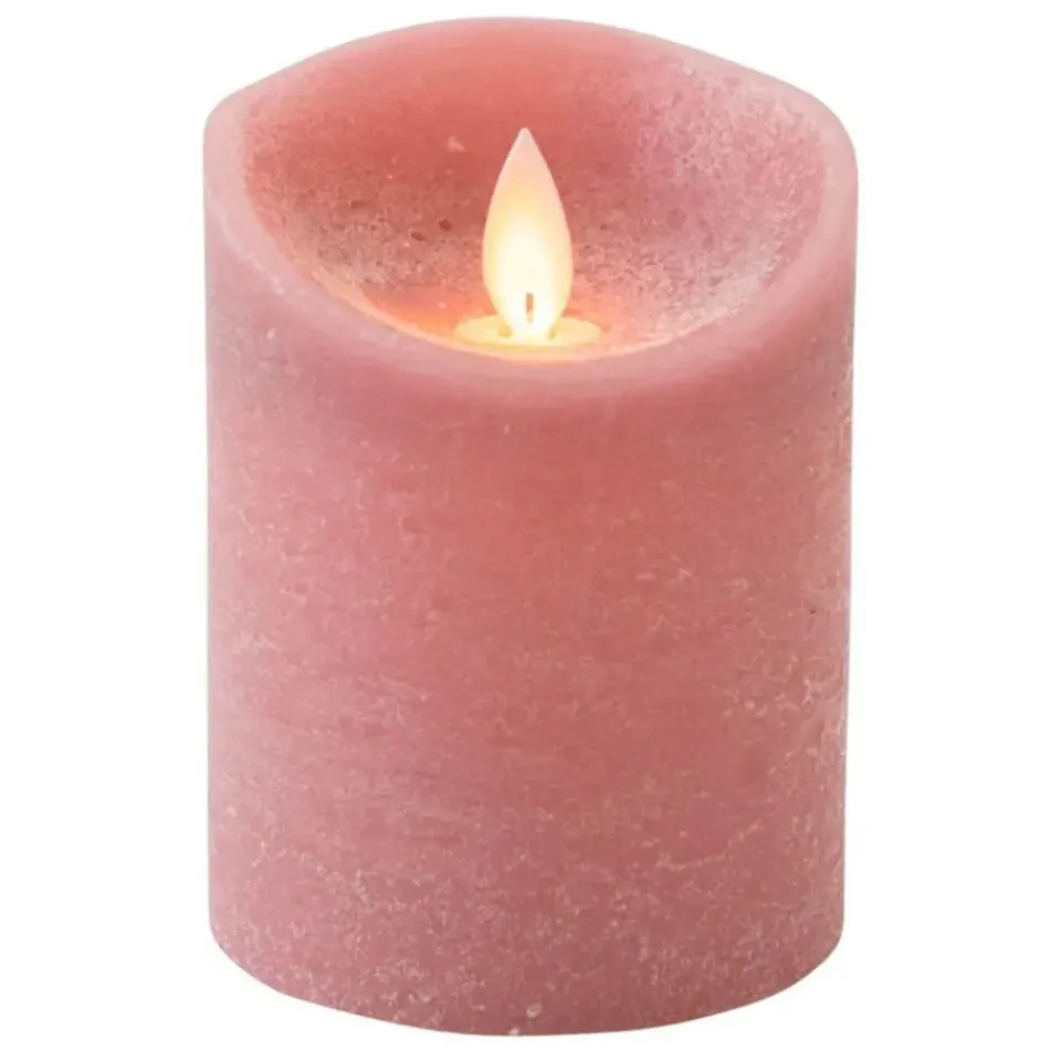 Anna's Collection Stompkaars - LED - antiek roze - H10 cm Hot