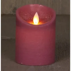 Anna's Collection Stompkaars - LED - antiek roze - H10 cm Hot