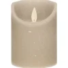 Anna's Collection Stompkaars - LED - taupe - H10 cm Online