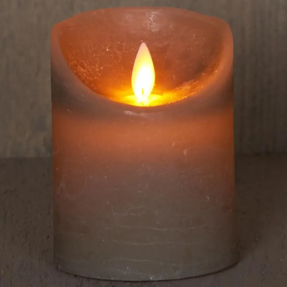 Anna's Collection Stompkaars - LED - taupe - H10 cm Online