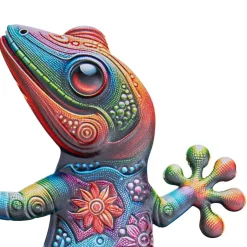 Anna's Collection Tuindecoratie Gecko hagedis - 30 cm - metaal Clearance