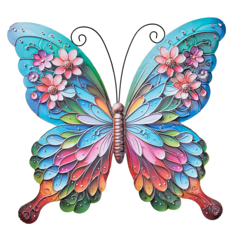 Anna's Collection Tuindecoratie vlinder - 46 x 50 cm - metaal Clearance