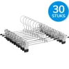ACAZA Antislip Broekhangers met Knijpers - 30 stuks Kleding Hangers met Klemmen- 31cm Sale