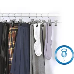 ACAZA Antislip Broekhangers met Knijpers - 30 stuks Kleding Hangers met Klemmen- 31cm Sale