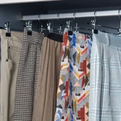 ACAZA Antislip kledinghangers - 40 cm lang - 20 stuks - zilvergrijs Best