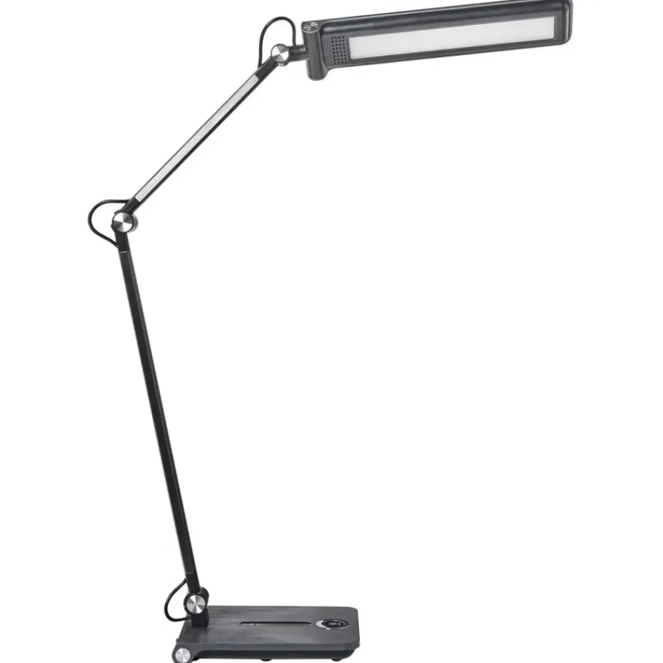 Leen Bakker AQUILA - Bureaulamp LED - Grijs - Synthetisch materiaal Hot