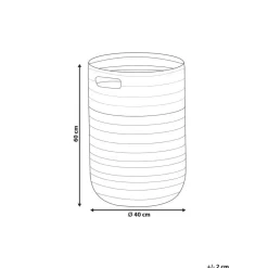 Beliani ARDESEN - Mand - Beige - Katoen Outlet