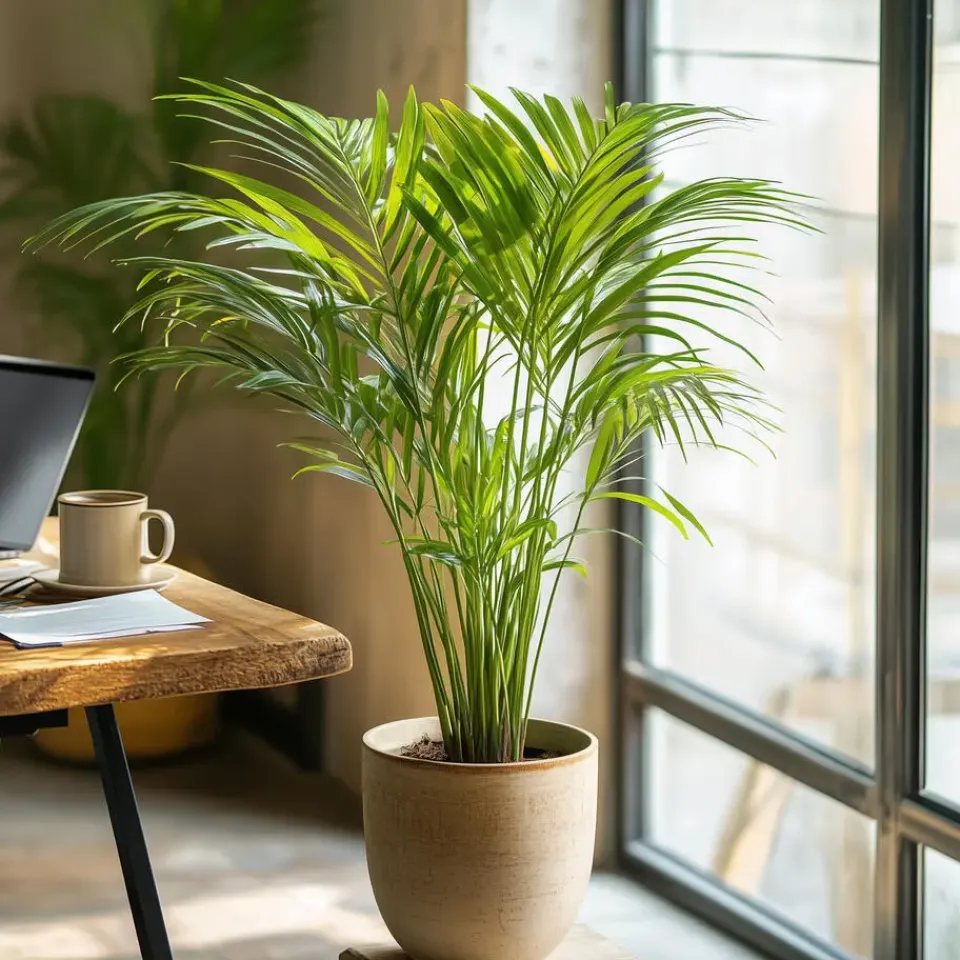 Plant in a Box Areca goudpalm - Dypsis lutescens - Hoogte 100-120cm - ⌀21cm Online