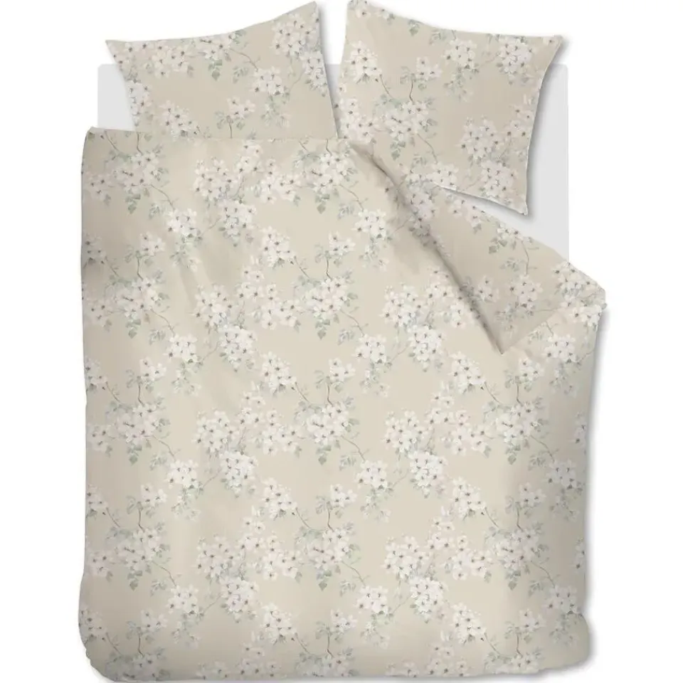 Ariadne at Home Blooming Flowers dekbedovertrek - 240x200/220 - Zand Hot