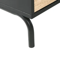 Beliani ARKLEY - TV-meubel - Zwart - Vezelplaat Discount