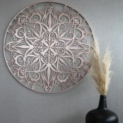 Art for the Home - Metal Art - Luxe mandala roségoud D80cm Online