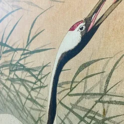 Art for the Home Canvas Boogvormig Kraanvogels in de Ochtend 100x54cm Hot