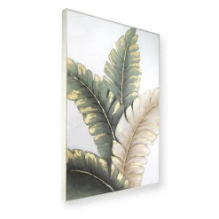 Art for the Home Handgeschilderd Canvas Lush Leaves 100x70cm Online