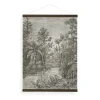 Art for the Home Hangende Poster Linnen 80x60cm - Jungle Sepia New