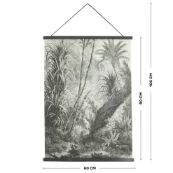 Art for the Home Jungle Amazone Textiel Poster 80x60 cm Outlet