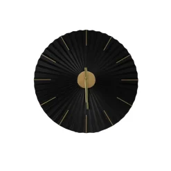 Art for the Home Klok Luxe zwart en goud Hangende Klok Origami 59cm