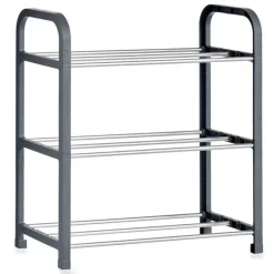 Arte r Schoenenrek - grijs - metaal en kunststof - 3-laags - 40 cm Online