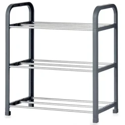 Arte r Schoenenrek - grijs - metaal en kunststof - 3-laags - 40 cm Online